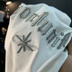 Kurashi Ichiki 2025 Nueva camiseta de manga corta bordada para la camiseta delgada de verano de los hombres delgada camiseta simple blanca suave y casual de media manga 6 impreso JSW9923 m adecuado para 90-108Jin [Jin equivale a 0.5 kg]