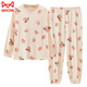 
Catman (MiiOW) spring and autumn pajamas for women pure cotton long sleeve Korean cute cartoon two-piece set for students summer autumn and winter home clothing GXT9928 M (recommended 75-95Jin [Jin equals 0.5 kg])