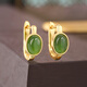 Little Silversmith Hetian Jade Jasper S925 Silver Earring Buckle Women's New Chinese Style National Style Jade Green Earrings Earrings Earrings Earrings Good Gifts