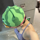 Yihaofeng Funny Big Head Size Silicone Watermelon Swimming Cap Swimming Cap Increased Waterproof Big Head Size Non-Stretching Unisex Watermelon Silicone Swimming Cap + Nose Clip Earplugs