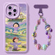 MoFALONG Cherry Maruko is suitable for Apple 16 mobile phone case iPhone15promax set 14pro silicone x protection 13 NM15604 blow away worries wheat field silicone soft shell all iPhone13