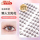 Bai Qixin's glue-free false eyelashes, sunflower eyelashes bloom, lazy people's naturally swollen eye bubbles, novice's glue-free false eyelashes, glue-free sunflower 120 clusters