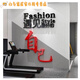 Gym culture wall decorations inspirational slogan stickers drawing sports poster internet celebrity yoga studio interior background 12806 Meet good self-Big red and black Medium
