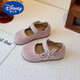 Disney (DISNEY) Baotou Girls Spring and Summer 2025 New Pearl Slip-on Birkenstock Baby Sandals Lazy Small Leather Shoes Princess Shoes Beige Size 32/Shoe Inner Length 20.7CM