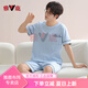 Yalu official authentic summer couple pajamas summer pure cotton thin sexy suspender fashionable 2025 new men and women home clothes QH9902 couple M women + men L