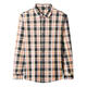 Leichte luxuriöse englische Burberry New Longärmedose Baumwollhemd Herren 2024 Herbst Jugendmodetplaid-Hemd Trendy Herrenkleidung Khaki 6621 M 165 Größe Empfohlen 100-120jin [Jin ist gleich 0,5 kg]