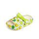 B.Duck Little Yellow Duck Children's Crocs Baby Slippers Boys and Girls Summer Sandals Toddlers Bath Non-Slip Green Size 21 Foot Length 12.0-12.7cm
