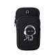Li Shen running mobile phone arm bag mobile phone bag clutch cover women's universal wrist fitness men's equipment sports mobile phone arm cover large black (music expert)