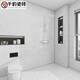 Ni Zhier customized whole body marble ceramic tiles middle plate 400X800 kitchen and bathroom glossy wall tiles all ceramic non-slip floor LW4881 400*800