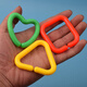 Magic Bean Shenghuo Chaîne géométrique de la chaîne de serrage géométrique Kindergarten Baby Early Education Toys Fine Move Training Focus Building Blocys Blocs Geometric Glamping 60 [sacs auto-scellés]
