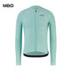 Meissenland (MBO) MBO cycling clothing autumn and summer men's and women's cycling clothing thin breathable sweat-absorbent comfortable road cycling long-sleeved top Autumn and summer thin dark red long-sleeved XL XXL
