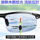 DEATKN German German polarized fishing glasses for men, special high-definition fishing, underwater shooting, driving sunglasses, day and night, gun frame discoloration, high-definition polarized