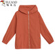 Holzspecker großer Größen Trench Coat Frauenfeder und Herbst 2025 neuer Stil mittleren Alters und ältere Mutter Spring Spring losen Baseballanzug Kapuze mit Kapuzen mit Hellrosa #352 Kurzstil L empfohlen 95-115jin [Jin gleich 0,5 kg]