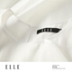 ELLE [Pure White Order] Ruffled Acetate Sleeveless Shirt for Women 2025 Summer New Tencel Chiffon White Shirt White M