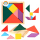 Rainbow House de madera Montessori Autori SIDA ROGLED TOYS INTELECTUALES DE NIÑOS BLOLA DE CONSTRUCCIÓN DE BABLICACIÓN DE BEBIZADO DE 3-6 AÑOS (1 pieza)