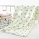 Fengxi baby gauze cover type A summer thin pure cotton cover blanket out windshield cover child baby air conditioning quilt 2 layers kiwi 120X150 5cm