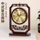 Hanshi (Hense) Chinese-style living room table clock TV cabinet desktop clock Chinese style wooden decoration home high-end clock HD209 metal plate