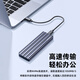GETEA mobile hard disk solid state 1t large capacity high-speed hard disk Type-C mobile phone computer dual-purpose 2t solid state USB drive mac computer laptop external 512g gaming office SSD [high speed 1TB] silver gray (read peak 1050MB/s)