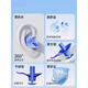 Qingchen German nose clip for children swimming, special silicone nose plugs, earplugs, waterproof nose clip, anti-slip nose, anti-choking water, Strawberry Bear (storage box)