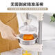 Manual juicer, commercial squeezer for stall setting, special squeezer for orange juice, hand-pressed fresh squeeze artifact, handmade orange dual-mode-silver, stall setting artifact/efficient juice production