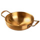 Korean instant noodle pot thickened double-ear copper golden griddle seafood pot single small hot pot 19CM golden seafood pot