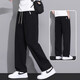 Kooshi Luxuseiseisenschere Hosen für Männer Sommer dünn 2025 Neues loses gerade drapierende Mesh Casualhose 6636 Khaki atmungsaktives dünn m