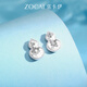 Zokai Fulu gourd PT950 platinum earrings 2025 new platinum crushed ice ice craft earrings gift, about 2.25g, more refund, less payment