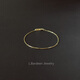 VZZS 18k gold au750 spliced Chopard bracelet women's high-end jewelry 520 gift for girlfriend 18k gold 16.5cm in stock