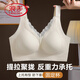 Les nouveaux sous-vêtements en dentelle sexy d'été de Langsha pour les petits seins féminines se sont rassemblés et des seins latéraux de haut en temps et anti-sac sans traces. Style mince de soutien-gorge. Deux pièces [Fruit Green + Foundation] M [80-100 Jin [Jin est égal à 0,5 kg]]]