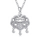 Bank of China Yijin PT950 Safe Lock Fortune Bell Platinum Pendant Women's Necklace Platinum Jewelry Birthday and Valentine's Day Gift for Girlfriend Fortune Lock Bag Bell Pendant Free 925 Silver Chain Approximately 7.5g