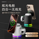 MOYi Qi2认证三合一无线充电器Magsafe磁吸15W快充苹果iPhone16pro底座手机iWatch手表耳机支架充电站