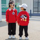Ultraman Klein Blue High-End-Eltern-Kind Herbst 2025 Neue trendige Familie Drei- und Vier-Set-Langhülle Pure Cotton Sweatshirt Heißer Verkauf Langarm Trendy Miklein Blue Top 80 Jungen