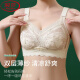 Langsha (Langsha) Großgröße fett mm Unterwäsche für Frauen mit Frauen, die drahtlose Tasse mit Frauen versammelt, die kleine Anti-Sagen-Sub-Breast-BH-Schwarz 75B 34 zeigen
