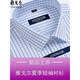 CEO Yageol Shirt Herren kurzärmelig Sommer 2025 Dünne Herren-Zoll-Hemd-Hemd-Hemd-Hemd-Hemd mit kurzer Ärmeln aus dem mittleren Alter [70-95jin [Jin entspricht 0,5 kg]]