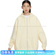 耐克（NIKE）纯色休闲连帽拉链外套夹克 女款 椰奶色 椰奶色 XS