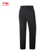 Li Ning plus velvet warm tapered pants commuter pants men's 25 autumn and winter straight fashion versatile sports pants AYKV901