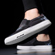 Heyu pedals lazy shoes men summer Korean version sail rubber shoes printed fashionable men casual bean bean loafer shoes men H11967 style 38