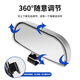 OLOME car rearview mirror reversing mirror small round mirror coach car auxiliary mirror rear wheel blind spot large field of view wide angle mirror reflector black large size plus one mirror [common left and right]