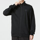 
Adidas men's sports suit fitness casual fashion stand-up collar jacket loose trousers H46101+GK9226/black three strips on the side of the jacket S