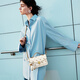 Nucelle Neue Zhilan Pegasus Hüllstoffbeutel Frauen 2025 Neue Pendler-Achselhöhlen-Tasche Ein Schulter-Crossbody Small Square Bag Handtasche Chinesische Valentinstag Geschenk Pulach Pulver [Dose geschriebene Grußkarte] Mode High-End-Marke Geben Sie Freundin Gipend