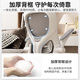 Orenford Computer Chaise Chaire Président du bureau du personnel Web Président de conférence Chaire Ergonomic Président à domicile Président d'étudiant Étudiant Bow 983-Frame White Grey Net [Cushion en latex]