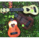
God children can play children's simulated guitar children's ukulele send string music score beginner toy musical instrument gift [54 cm] blue portable ukulele