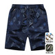 Pantalones de cinco puntos de algodón de algodón de verano de Diolef Summer Pantalones de cinco puntos sueltos Pantalones bajos grandes pantalones cortos grandes de verano Mid Pants Men's Beach Shorts Men 6621 Naranja Red XL (120-135Jin [Jin equivale a 0.5 kg])