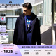 
J. Lindeberg Shopping Mall same spring and summer wool blend long casual wool jacket for men 5193WT504 PAF dark black blue S