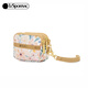 Lessportsac Lebosi 25 neue Miyi Garden-Serie frischer und einfacher Mehrzipper-Münzgrundstücke Clutch Miyi Garden