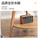 Shantoulin Village small round table coffee table light luxury balcony coffee table creative side table small round table coffee table living room household sofa edge table north double layer 4870cm wood color