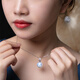 Juke luxury thickened large 18K gold Australian white pearl pendant single women's seawater necklace temperament necklace white