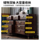 
Zhixin Wood King New Chinese style full solid wood chest of cabinet storage bedroom home six seventy nine chest of cabinet American storage against the wall 1
