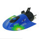 
Linguo Boy Charging Electric Speed Boat Children's Waterproof Wireless Remote Control Submarine Underwater Robot Black Technology Toy Blue
