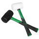 
Germany and Japan imported technology Tuosen hardware tools white rubber hammer black rubber hammer decoration environmental protection 14988 package plastic rubber hammer 750 black medium size one piece